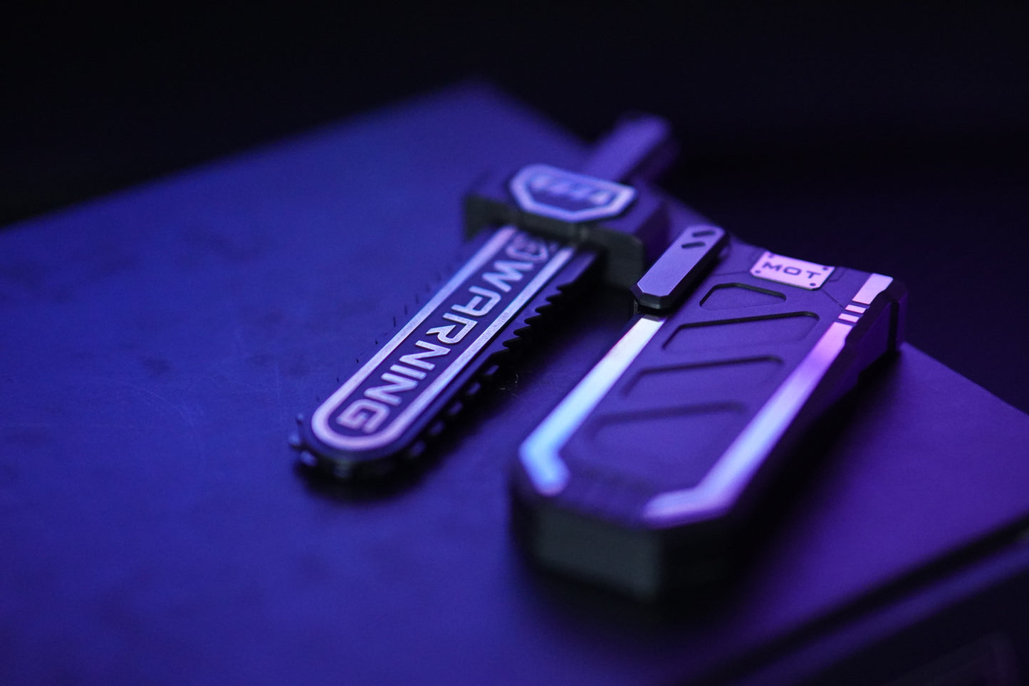 Tacti-Click EDC Sword Slider | 6-Stage Combat ASMR & Spring-Loaded Ejection